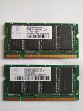 Pamięć DDR2 512MB (2x256MB)