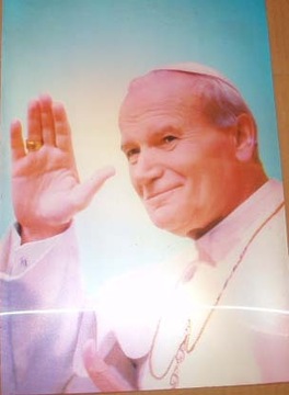 Święty Jan Paweł II Obraz Jana Pawła II Trójwymiar