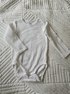 H&M organic cotton body prążkowane rozm. 86 nowe