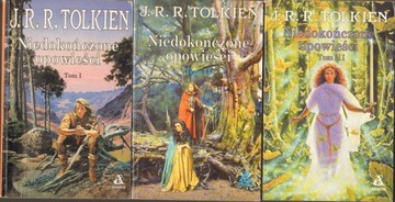 J.R.R. Tolkien "Niedokończone opowieści" t. I-III