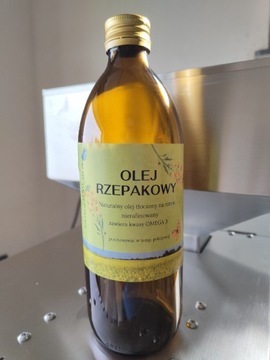 Olej rzepakowy na zimno Swojska Olejarnia 500ml