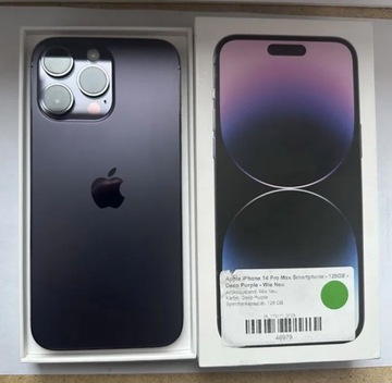 Apple iPhone 14 Pro Max 128 GB , Deep Purple , 100