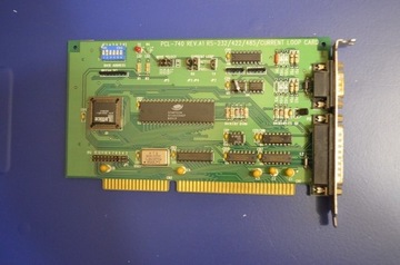 PCL-740 REV.A1 RS-232/422/485/ Current Loop Card