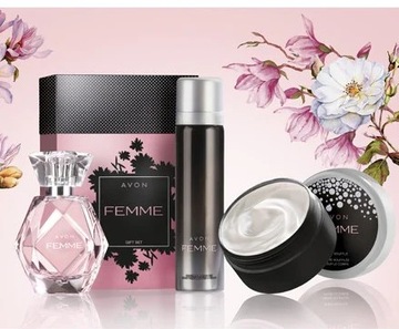 Avon Femme Perfume Gift Set / Box unikat