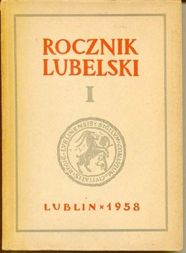 Rocznik lubelski T.1/1958