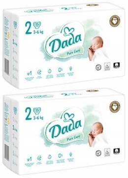 Pieluszki Dada Pure Care 2 Mini  3-6kg  70szt