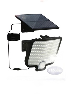 Lampa Solarna Zewnętrzna Ogrodowa Uliczna Z Czujnikiem Ruchu