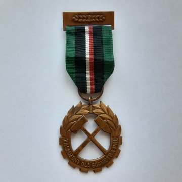 Medal Zasłużony dla Górnictwa PRL brązowy Mennica