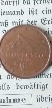 5 euro cent  2009 Słowacja 