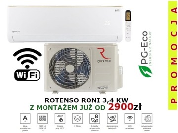 Rotenso Roni 3,4 Kw z montażem klimatyzator 