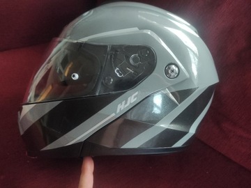 Kask szczękowy HJC C91 TERO BLACK/GREY - 30%