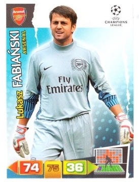 PANINI CHAMPIONS LEAGUE 11/12 FABIAŃSKI ARSENAL