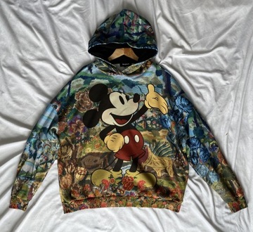 Desigual kolorowa bluza mickey mouse oversize S/M