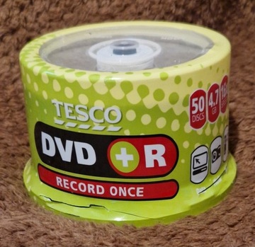 TESCO  DVD+R 50szt 4.7GB  16X