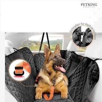PetKing Premium Koc dla psa, na tylne siedzenie samochodu