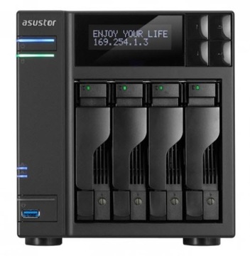 Asustor AS6204T (4xHDD,4x1.6GHz,4GB, 5xUSB,2xLAN)