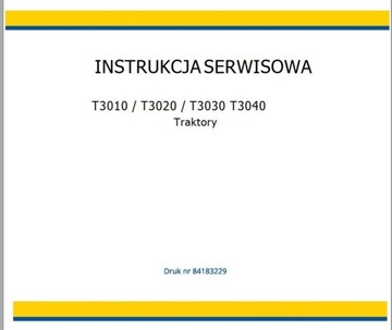 Instrukcja Napraw New Holland T3030, T3040 PL