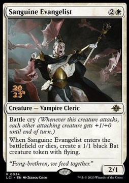 Sanguine Evangelist (V.1) 20/23 LCI *FOIL* nmint