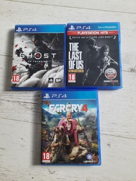 Gry Ps4 TOLU part 1 Far Cry 4 Ghost of Tsuhima