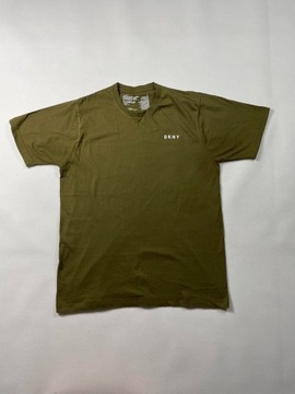 DKNY: Khaki T-shirt, Rozmiar L