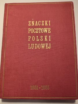Klaser Znaczki Pocztowe Polski Ludowej 1951-1955