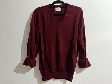 Sweter 100% merino TM Lewin męski M