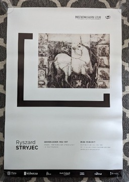 Plakat wystawa Ryszard Stryjec 2017 dekoracja
