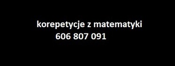 Korepetycje z matematyki - Bydgoszcz.