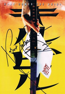 Quentin Tarantino i Robert Richardson AUTOGRAFY A4