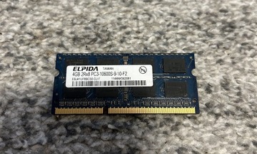 Pamięć RAM 4GB DDR3 1333 ELPIDA PC3-10600S