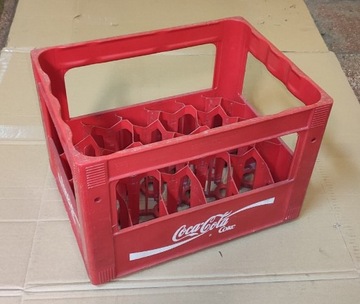 Skrzynka transporter krata na butelki Coca Cola