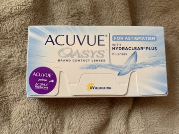 Soczewki kontaktowe toryczne Acuvue Oasys