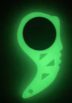 Keyrambit ”glow in dark”