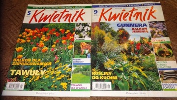 Kwietnik czasopismo 21sztuk 1999 do 2004