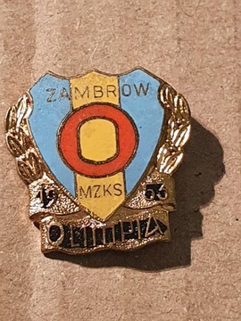 Odznaka klubowa Olimpia Zambrów - wieniec