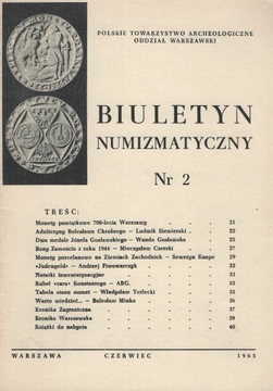 Biuletyn Numizmatyczny 2/1965