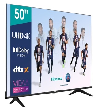 Telewizor HISENSE 50" 50A6BG 4K VIDAA LED 4K NOWY