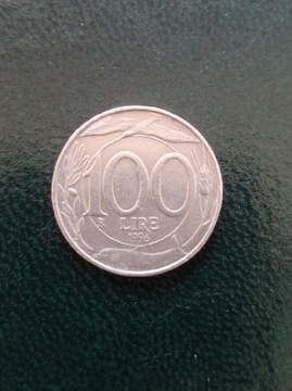 Włochy - 100 lirów 1996r.