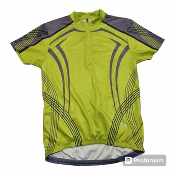 Koszulka rowerowa kolarska XL (56/58) termoaktywna limonka