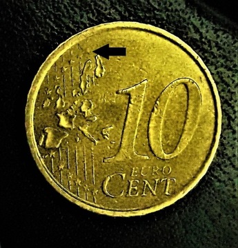 10 Euro-Cent--2006--Hiszpania--BRAK  GWIAZDY--FOTO