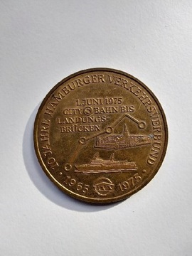 Medal 10 Jahre Hamburger Verkehrsverbund