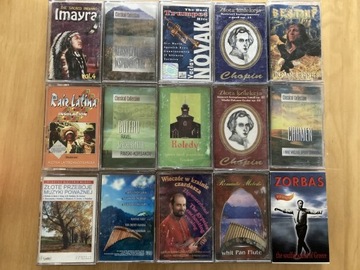 Kolekcja kaset muzyka poważna i folkowa - 15 kaset