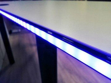 Biurko, gamingowe LED 4 kolory 120x60cm
