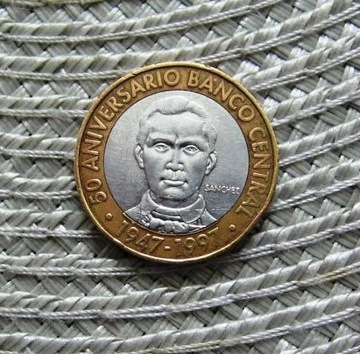 Dominikana 5 Peso 1997r - Okolicznościowa