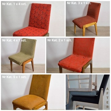 Krzesła PRL i Starsze