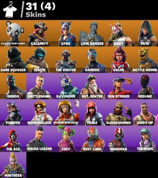 FORTNITE KONTO - OG 3 SEZON | 31 SKIN | TAKE THE L