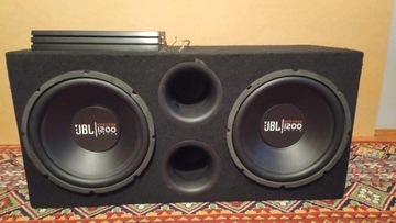 JBL 2400W+CRUNCH GPX-1000W Wzmacniacz