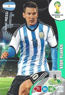 PANINI FIFA WORLD CUP BRASIL 2014 LIONEL MESSI 