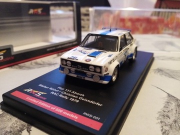 1:43 rws trofeu fiat 131 abarth nie minichamps ixo