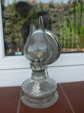 lampa naftowa srebrny kolor